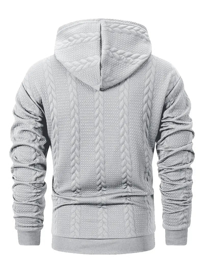 Justus - Long Sleeve Hooded Knit Sweater