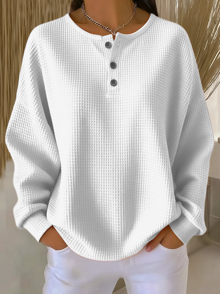 Myah - Casual Round Neck Sweatshirt