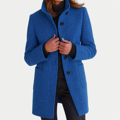 ZUZANA | Women's coat with high collar