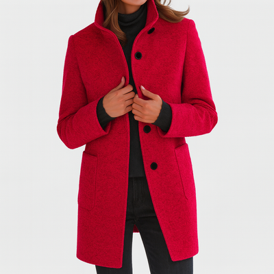ZUZANA | Women's coat with high collar