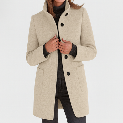 ZUZANA | Women's coat with high collar