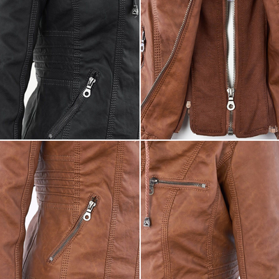 Monika™ | Sturdy and elegant leather jacket