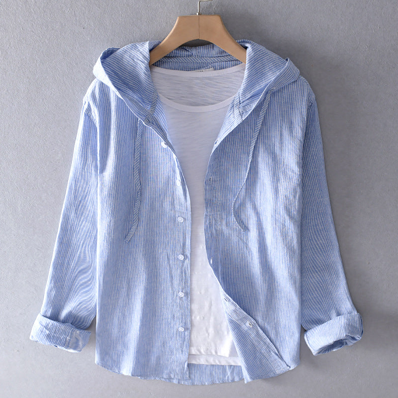 Zeeko - Long Sleeve Hooded Shirt
