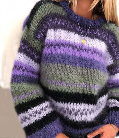 Priya - Comfortable Long Sleeve Knitted Sweater