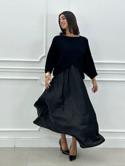 Lorelei - Elegant Long Dress And Asymmetrical Top